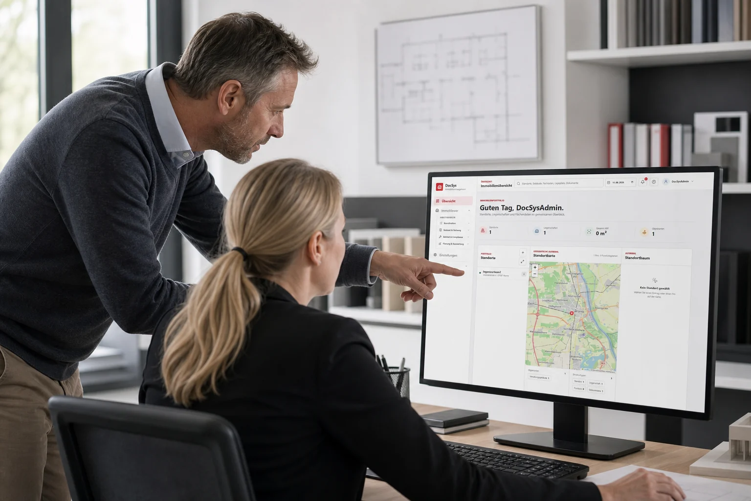 DocSys als browserbasierte Arbeitsplattform für Immobilienportfolio und Gebäudedokumentation